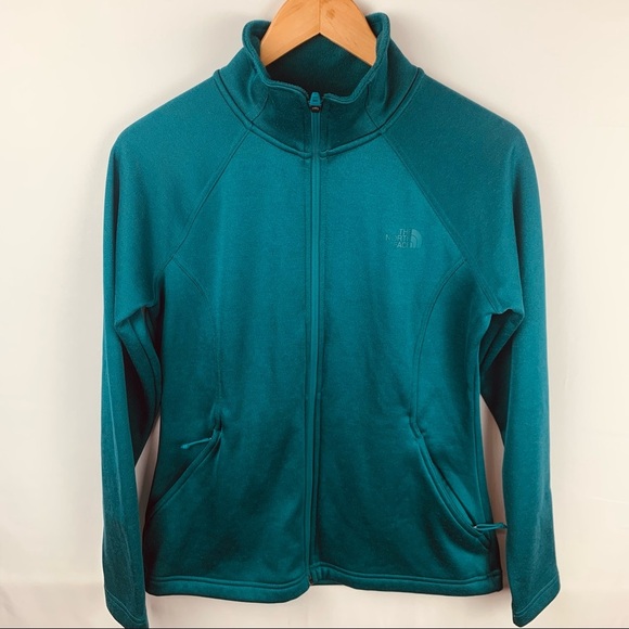 The North Face Teal Green Zip Up Jacket - Picture 16 of 16